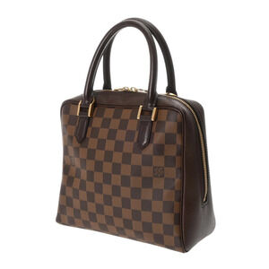 Louis Vuitton Canvas Handbag Damier Brown Brera